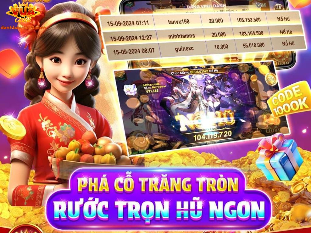Tri ân gifcode Vuaclub, quà tặng mỗi tuần